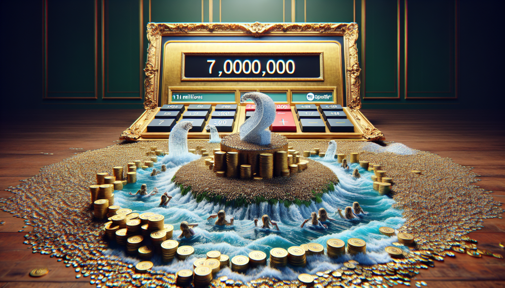 combien rapporte 1 million de streams sur spotify