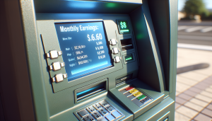 combien rapporte un distributeur automatique par mois