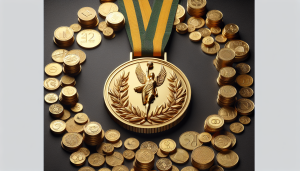combien rapporte une medaille d'or