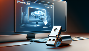 comment enregistrer un powerpoint sur une clé usb