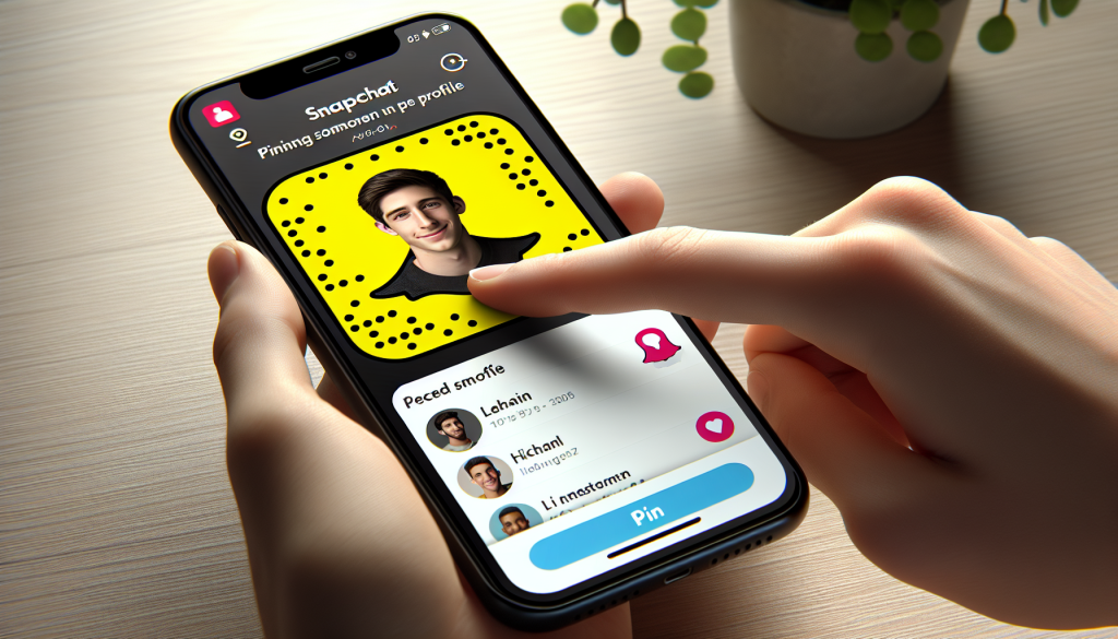 comment épingler quelqu'un sur snap
