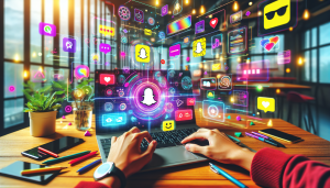 comment programmer un message sur snap