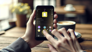 comment programmer un message sur snap