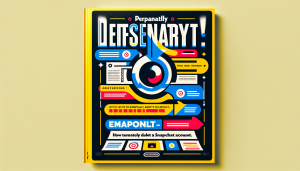 comment supprimer un compte snap définitivement