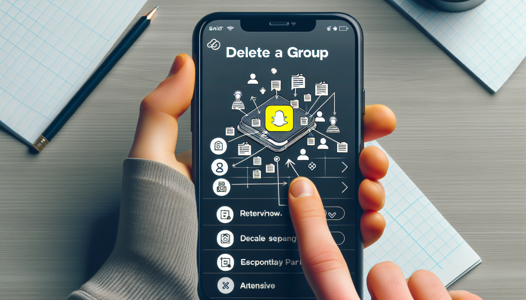comment supprimer un groupe snap