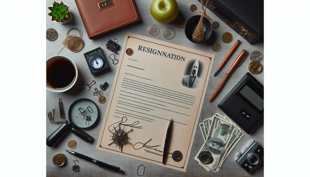 lettre de demission sans preavis