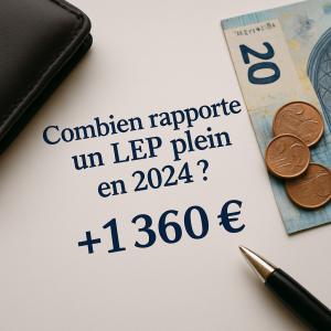 combien rapporte un lep plein 2024