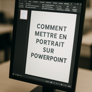 comment mettre en portrait sur powerpoint