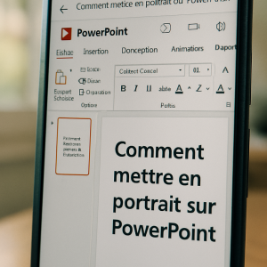 comment mettre en portrait sur powerpoint