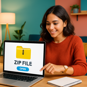 comment ouvrir un fichier zip