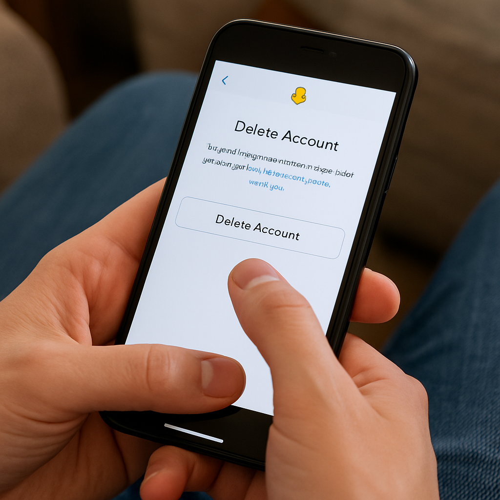 comment supprimer un compte snap définitivement