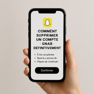 comment supprimer un compte snap définitivement