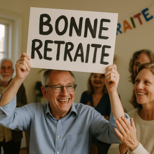 mot pour départ à la retraite​