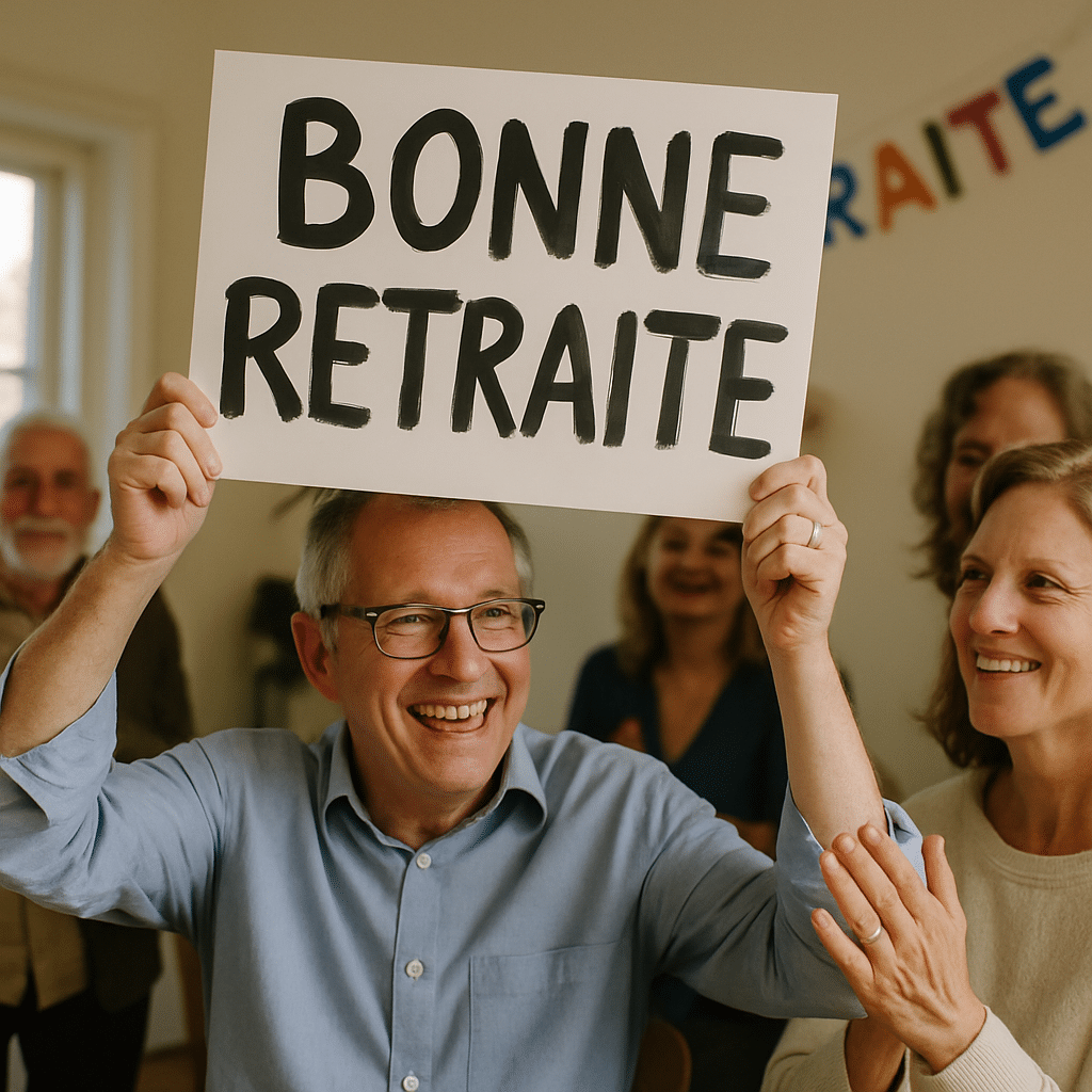 mot pour départ à la retraite​