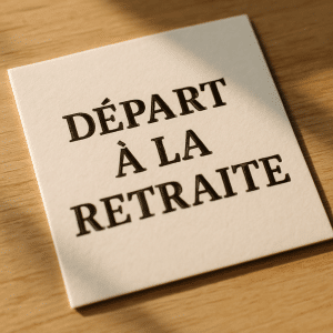 mot pour départ à la retraite​