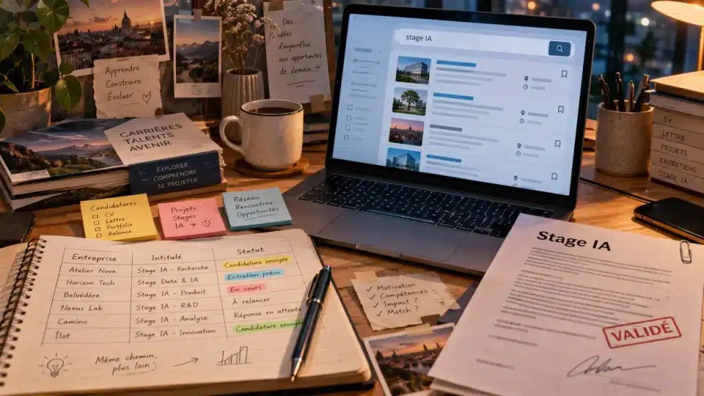 Stage intelligence artificielle : vérifier l’offre et préparer l’entretien